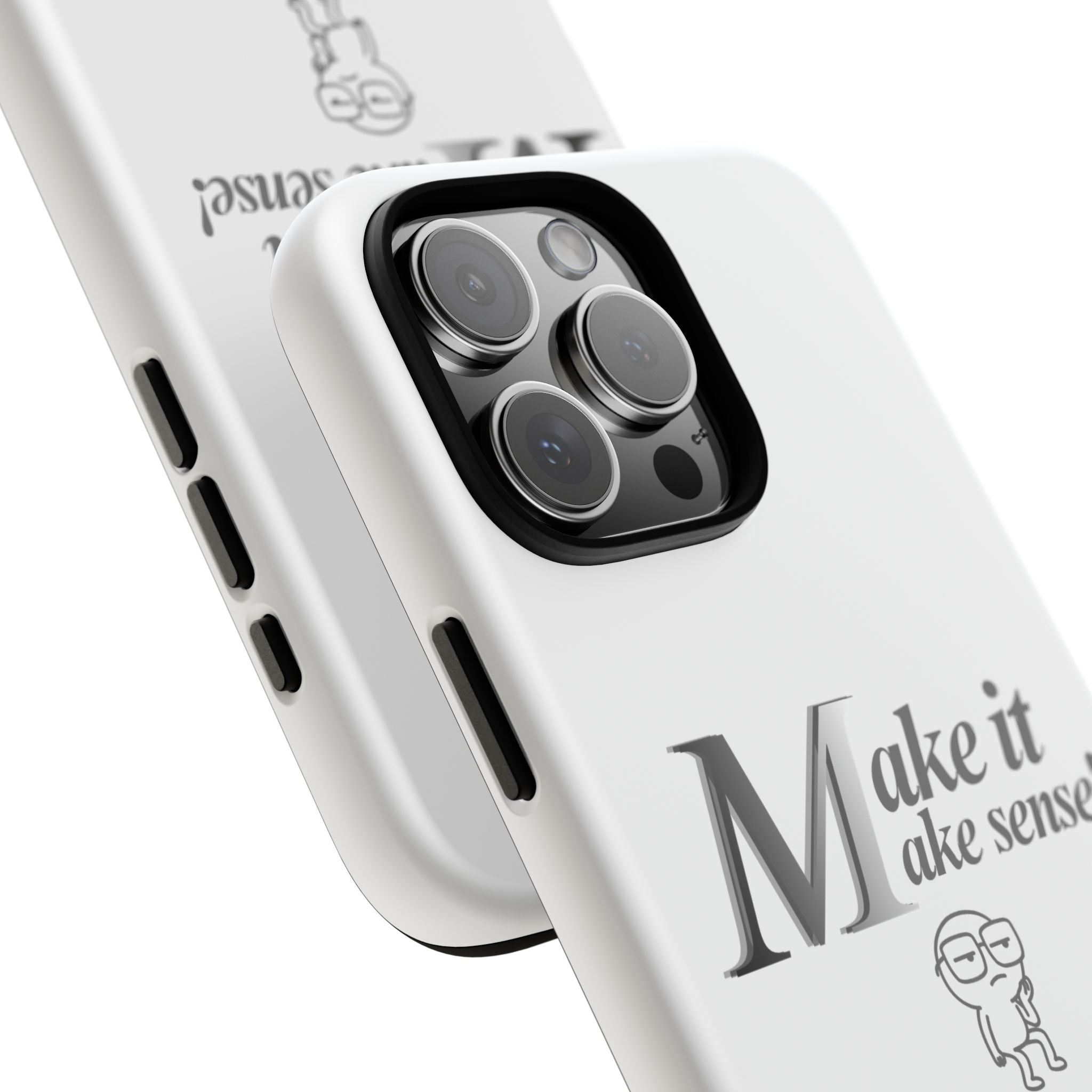 DNKE  " Make It Make Sense!"  Tough Phone Case Collection — Funny Minimalist Protective Case