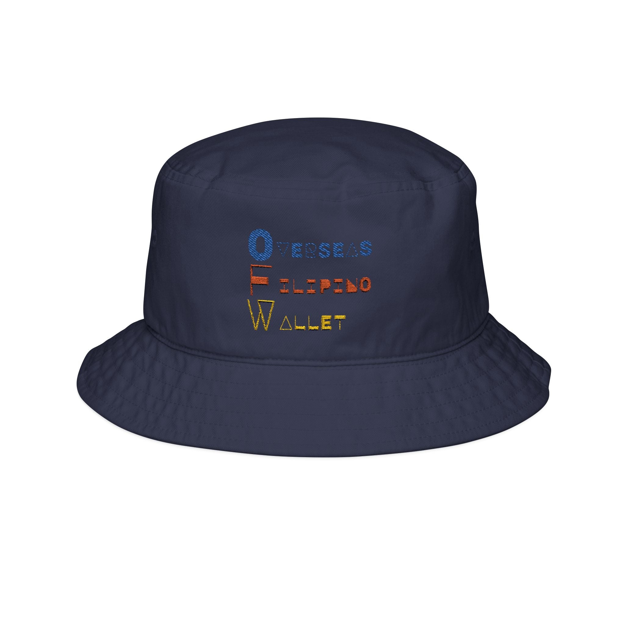 DNKE Embroidered 'Overseas Filipino Wallet' Bucket Hat