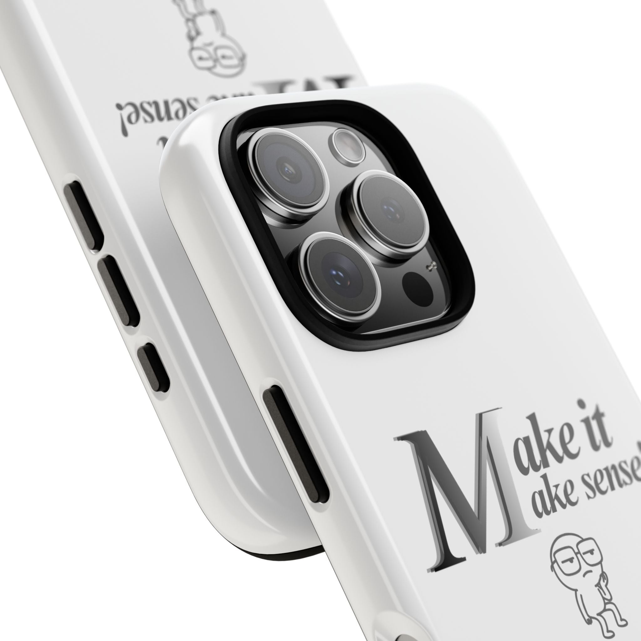 DNKE  " Make It Make Sense!"  Tough Phone Case Collection — Funny Minimalist Protective Case