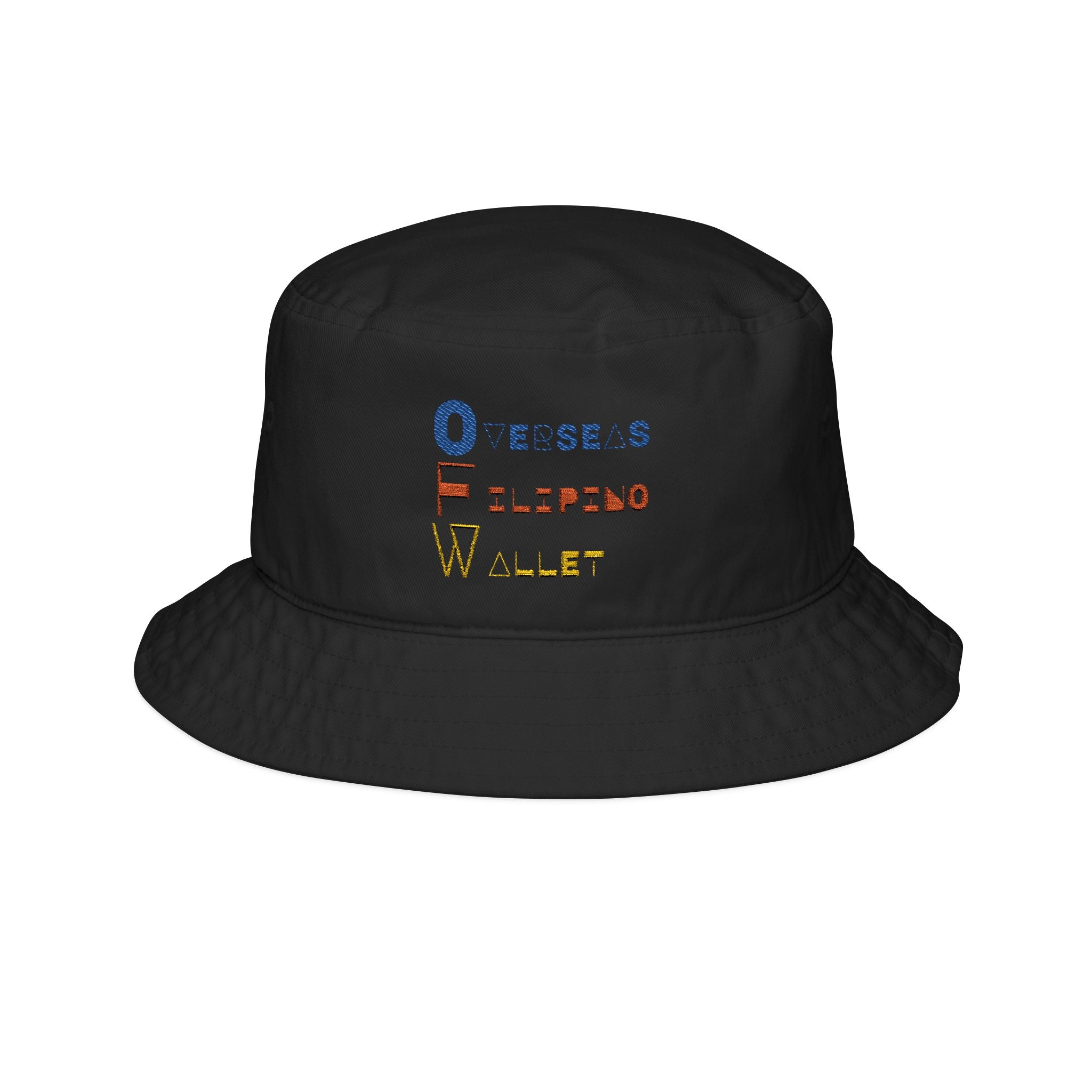 DNKE Embroidered 'Overseas Filipino Wallet' Bucket Hat