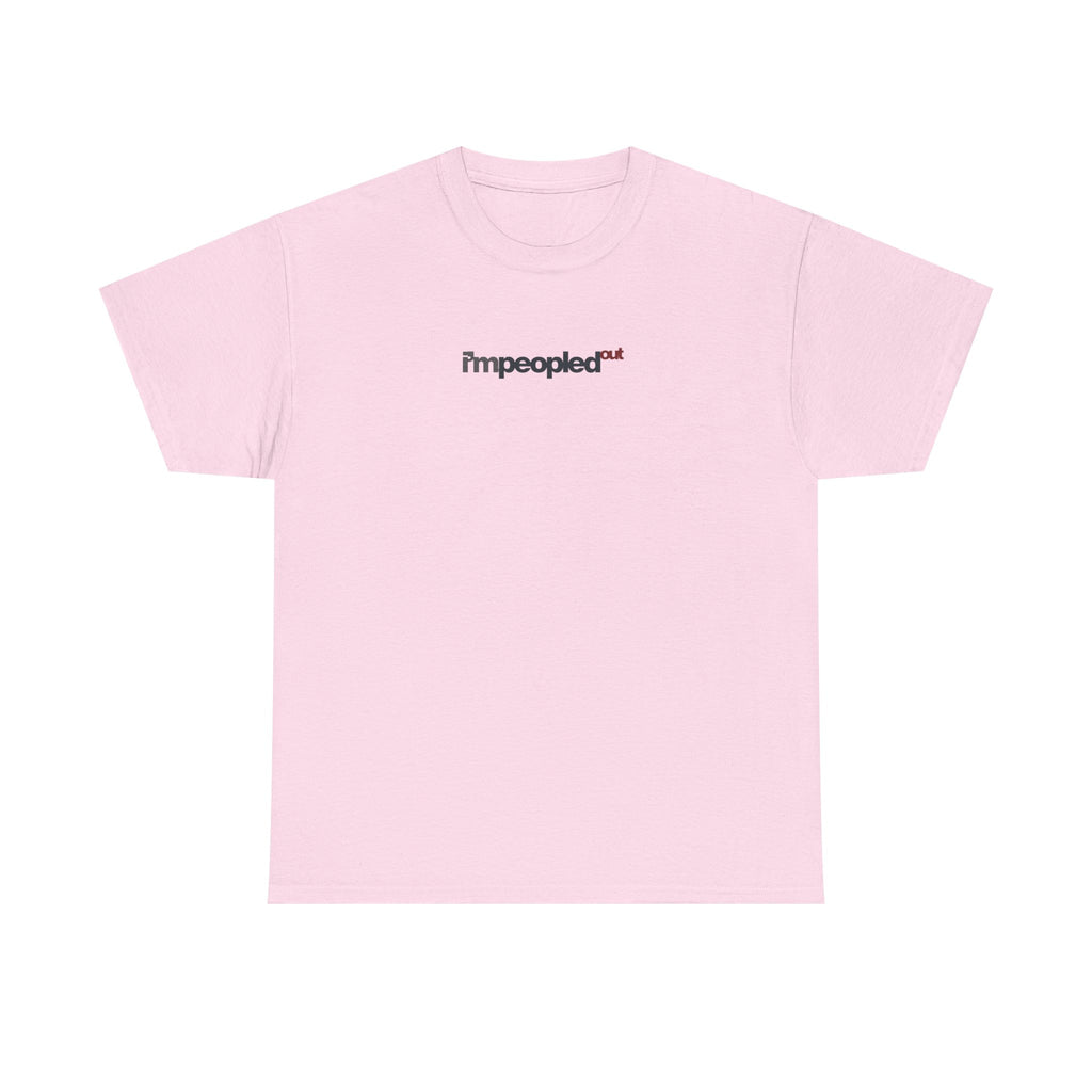 Dee Not Know "I'mpeopled" Logo Tee - Funny Small Chest Graphic T-Shirt