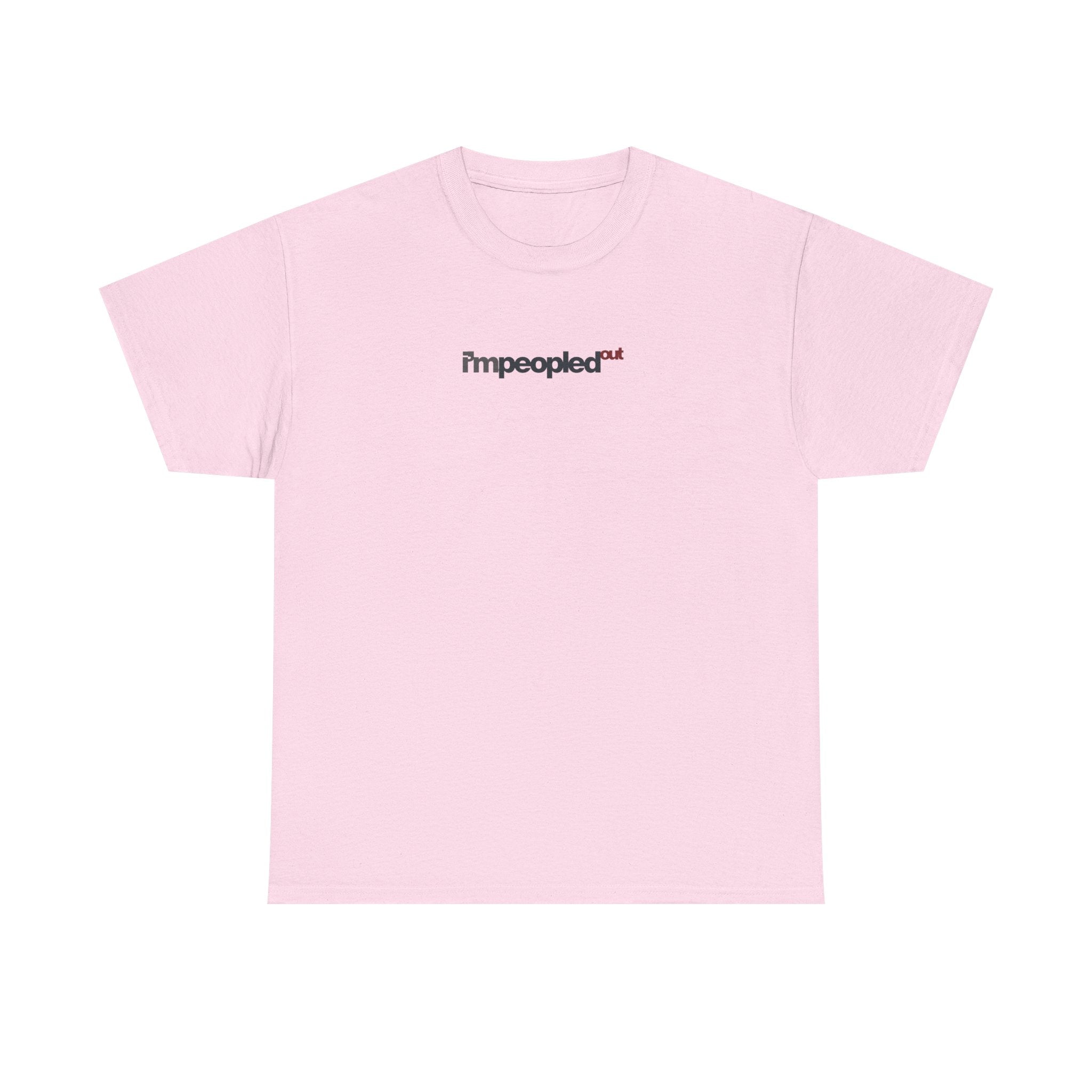 Dee Not Know "I'mpeopled" Logo Tee - Funny Small Chest Graphic T-Shirt