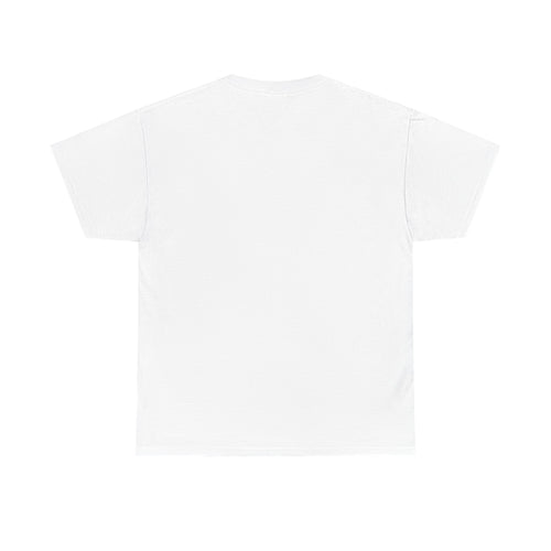 Dee's Minimalist 'gagokaba?' Logo Tee — White Graphic T-Shirt