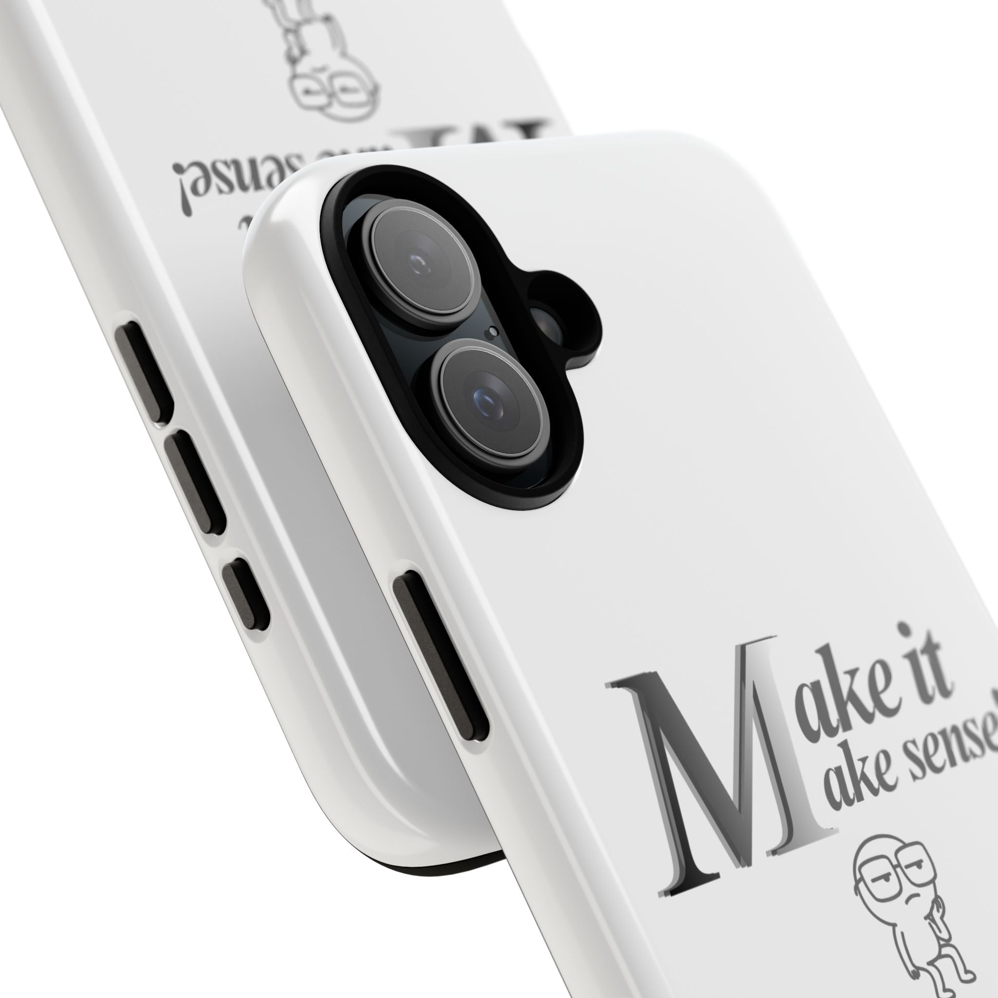 DNKE  " Make It Make Sense!"  Tough Phone Case Collection — Funny Minimalist Protective Case