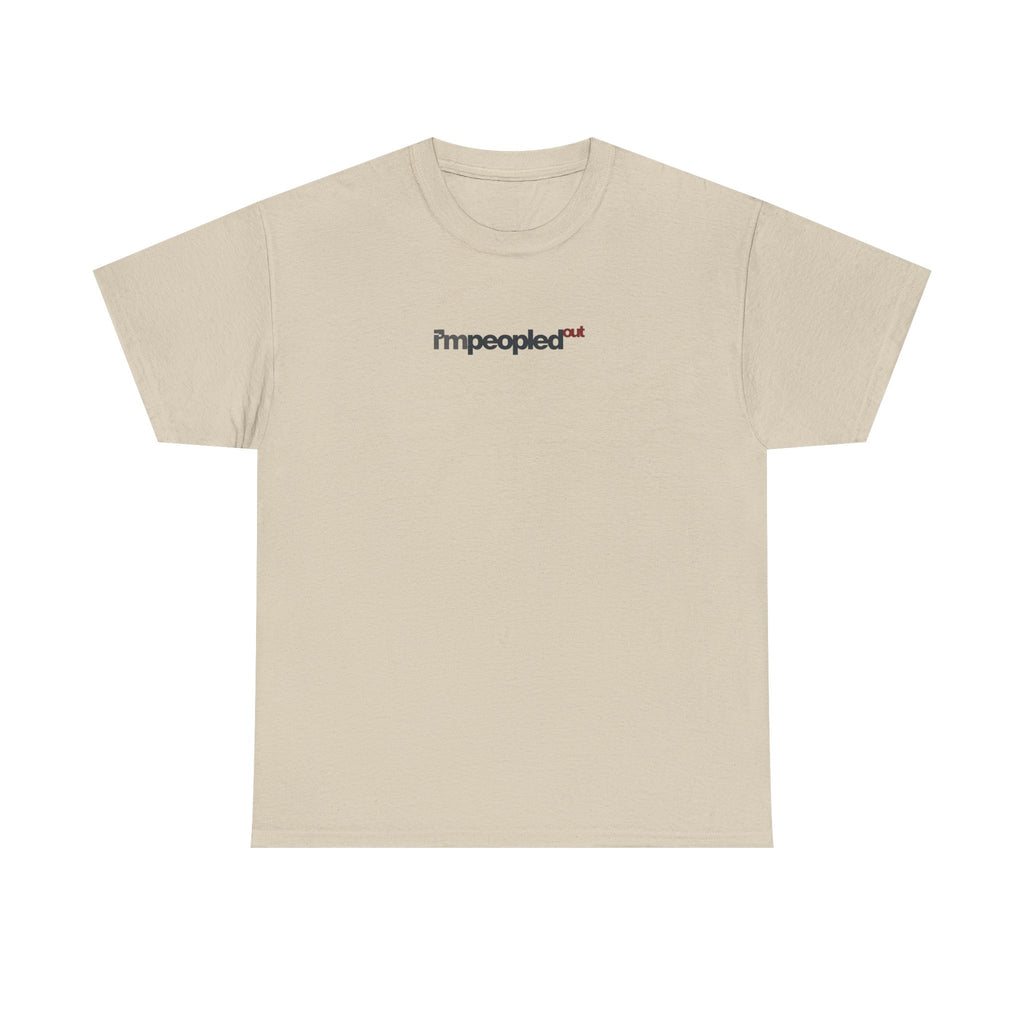 Dee Not Know "I'mpeopled" Logo Tee - Funny Small Chest Graphic T-Shirt