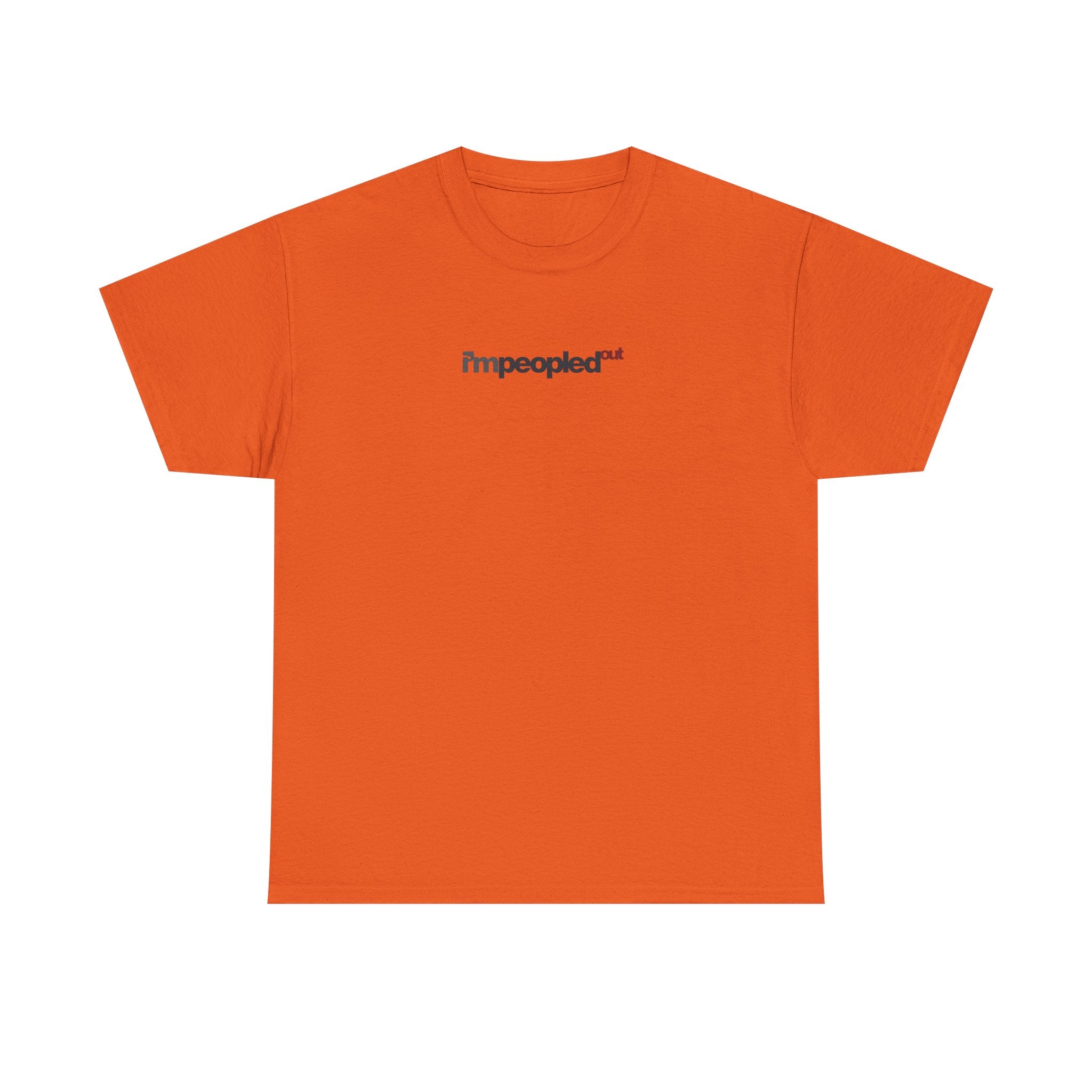 Dee Not Know "I'mpeopled" Logo Tee - Funny Small Chest Graphic T-Shirt