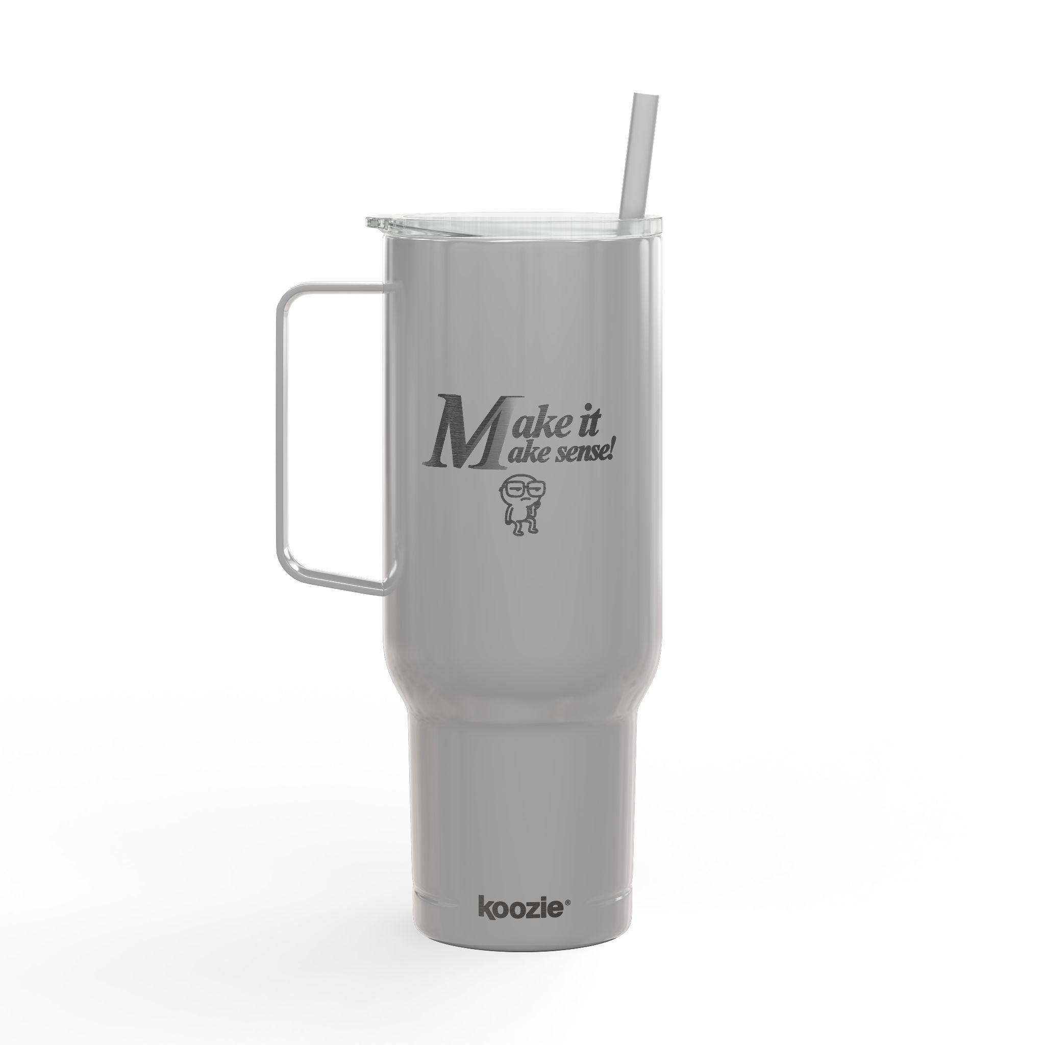 DNKE Engraved Insulated Tumbler – " Make it Make Sense " Collection