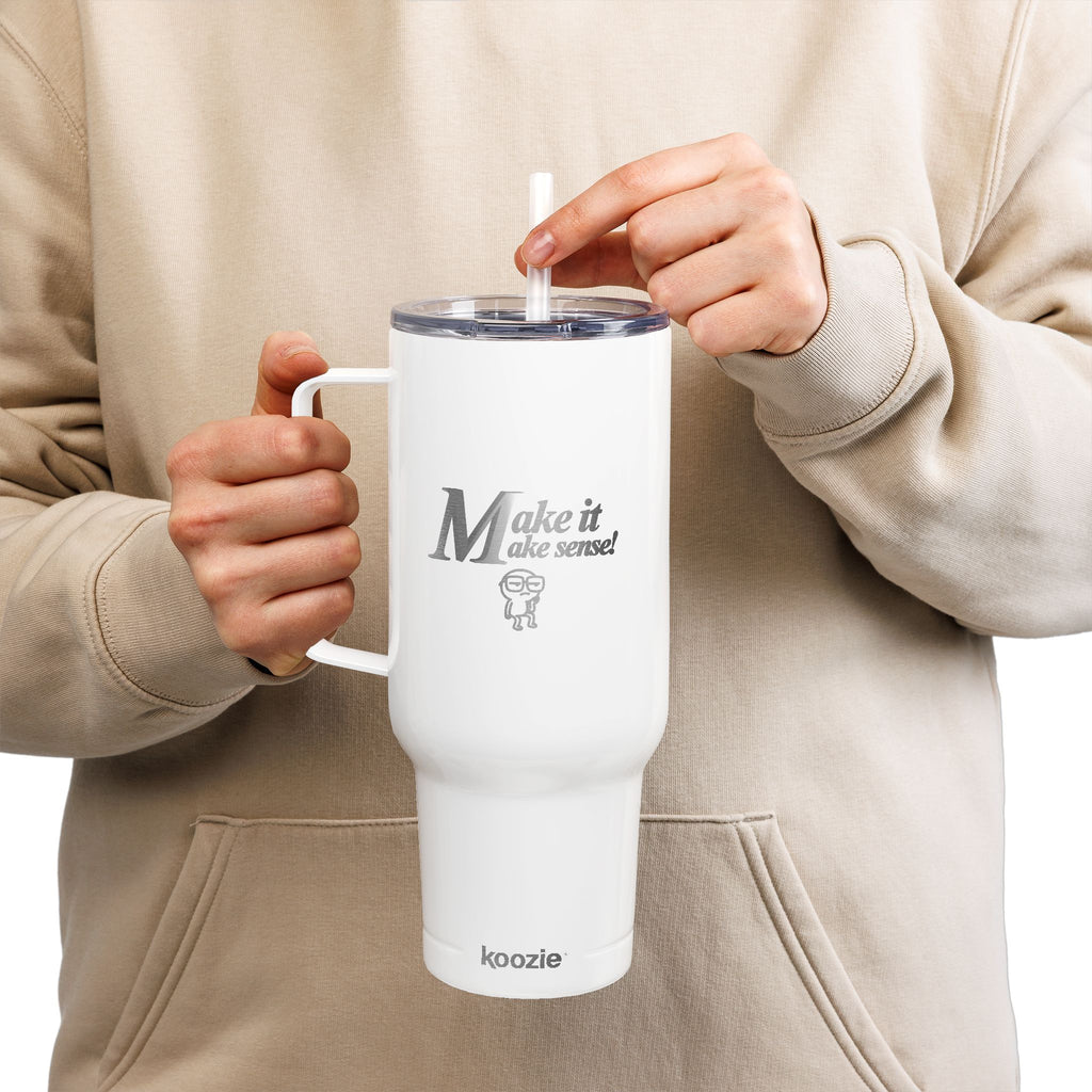 DNKE Engraved Insulated Tumbler – " Make it Make Sense " Collection