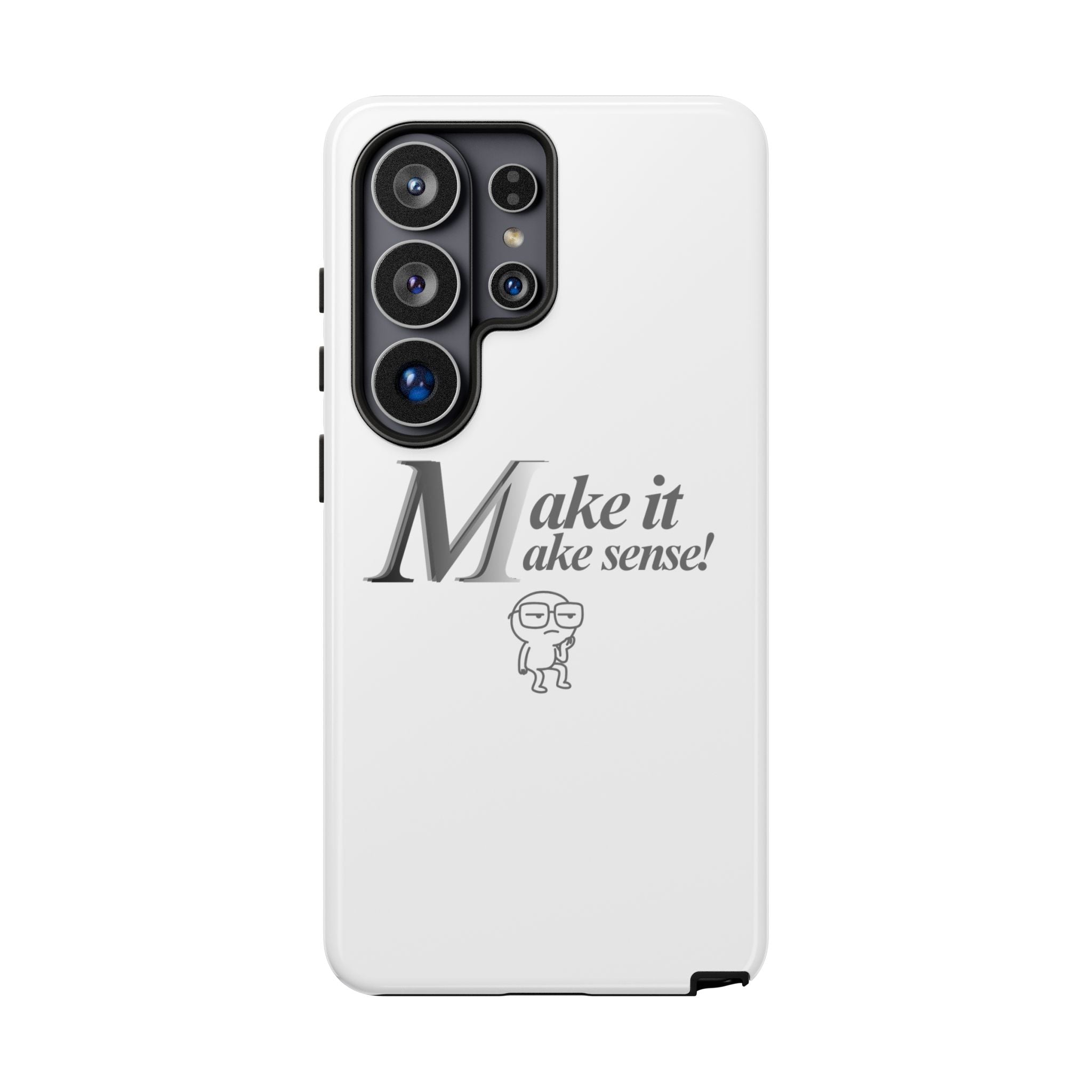 DNKE  " Make It Make Sense!"  Tough Phone Case Collection — Funny Minimalist Protective Case