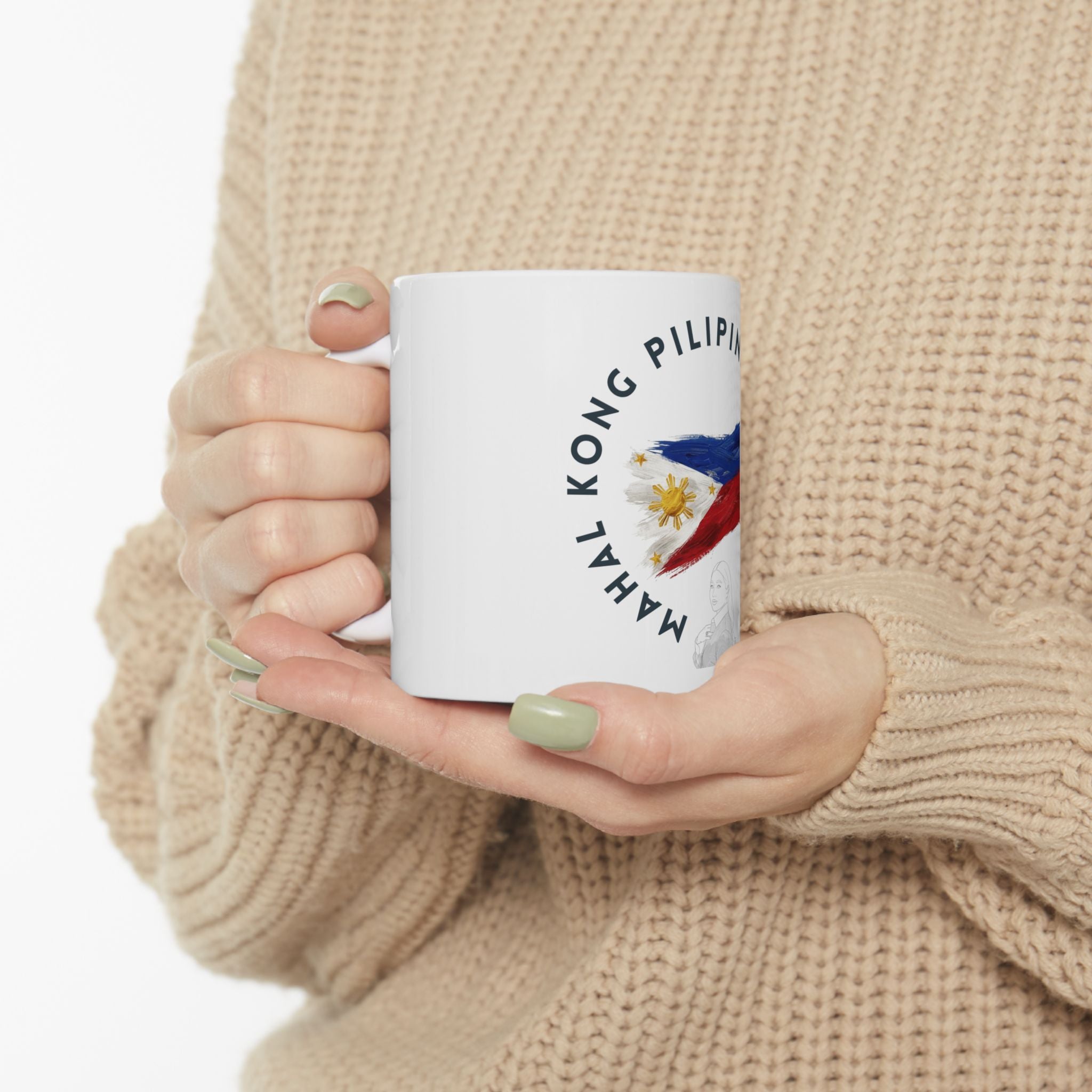 Philippine Flag Ceramic Mug – "Mabuhay" Mahál Kong Pilipinas Coffee Cup (11oz/15oz)