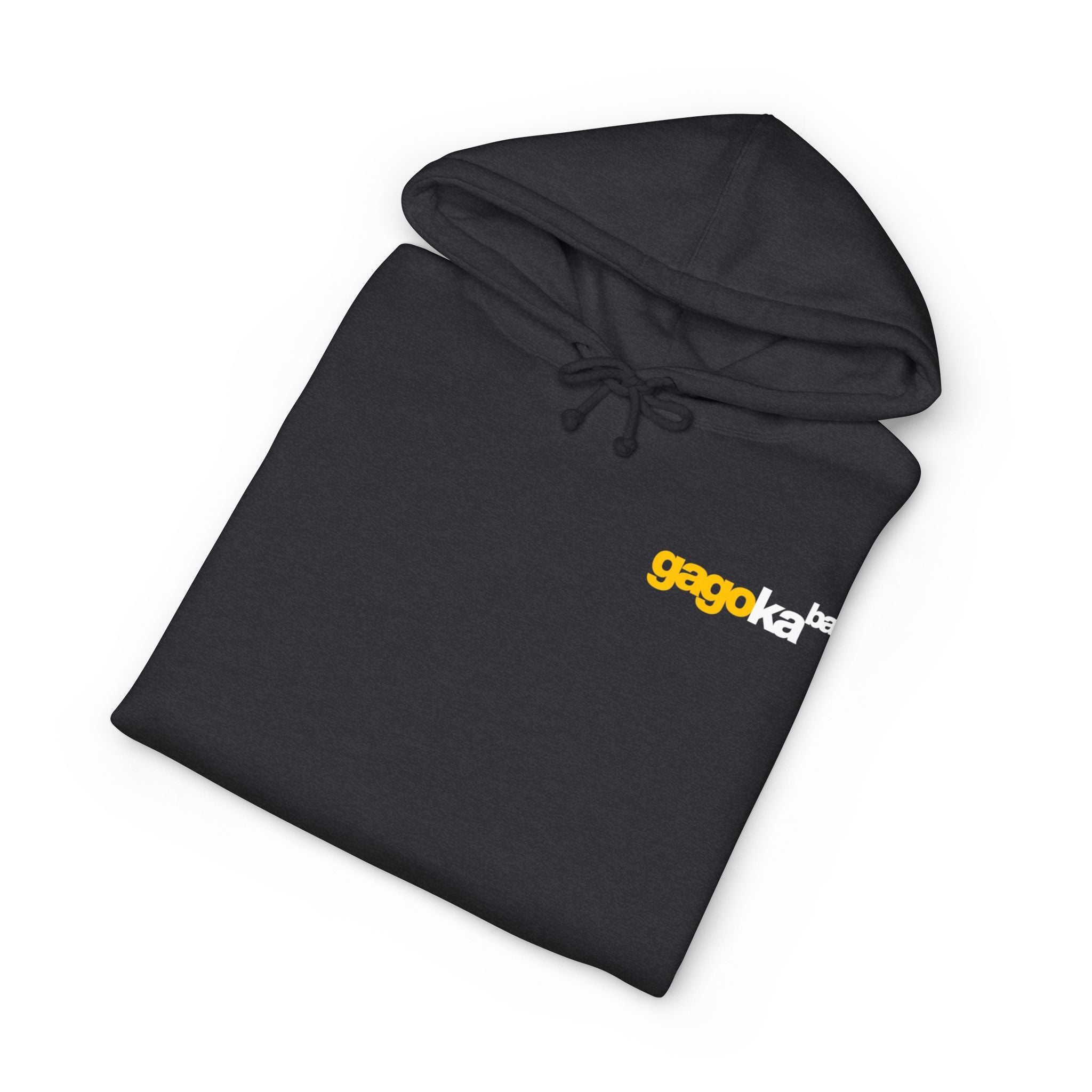 HooDee's — Minimal 'gagokaba?' Logo Chest Pocket Pullover