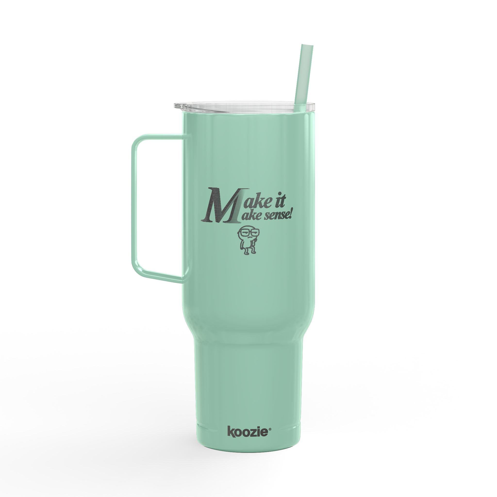 DNKE Engraved Insulated Tumbler – " Make it Make Sense " Collection