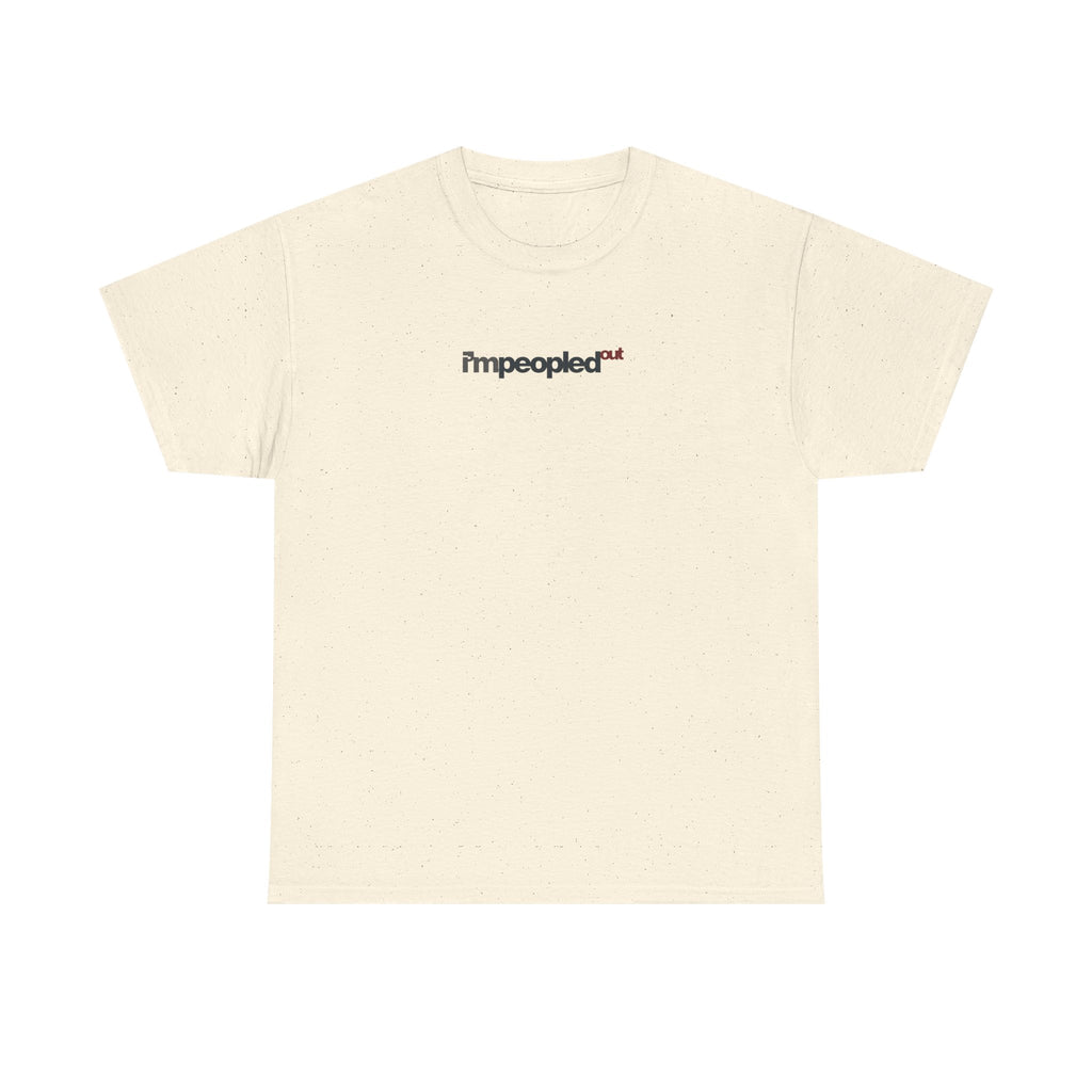 Dee Not Know "I'mpeopled" Logo Tee - Funny Small Chest Graphic T-Shirt
