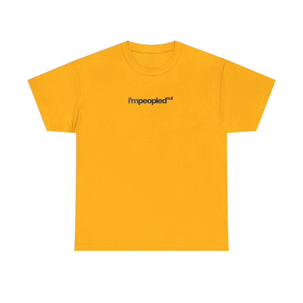 Dee Not Know "I'mpeopled" Logo Tee - Funny Small Chest Graphic T-Shirt