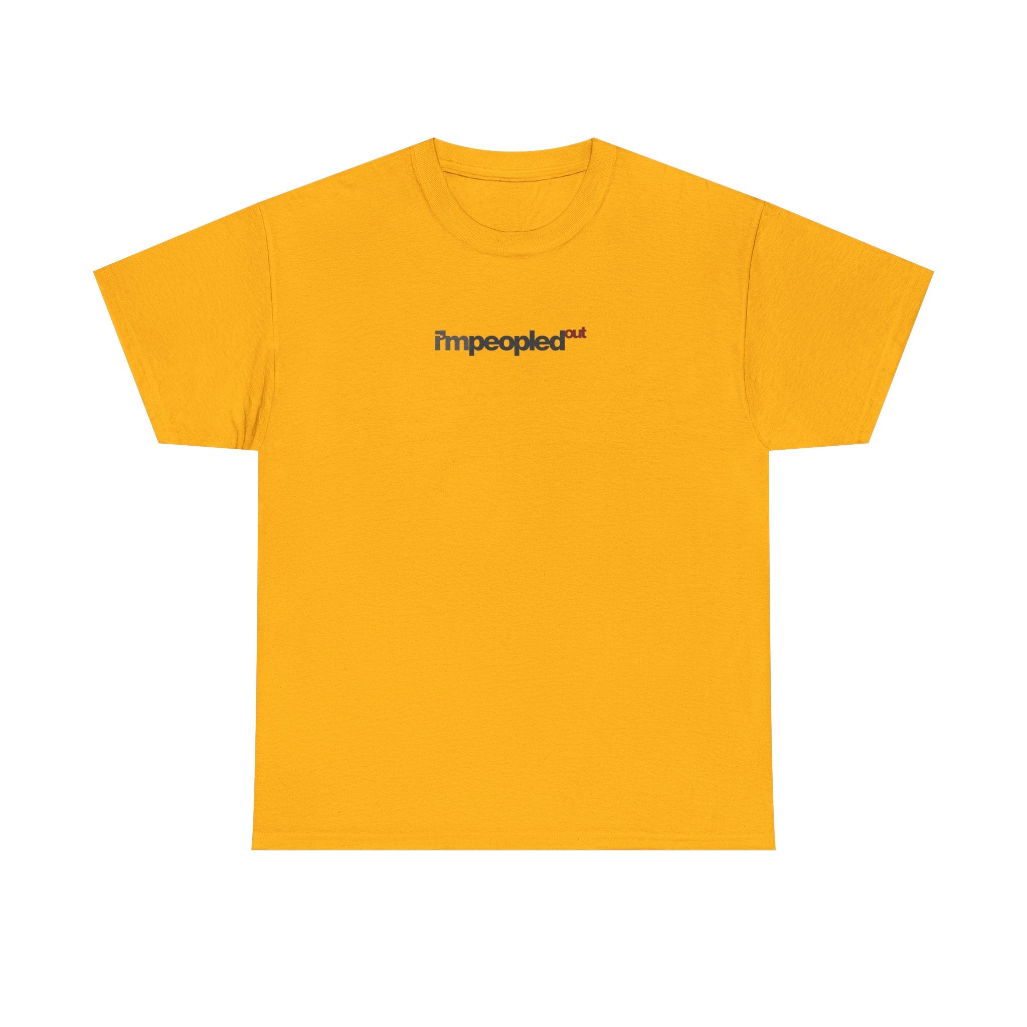 Dee Not Know "I'mpeopled" Logo Tee - Funny Small Chest Graphic T-Shirt