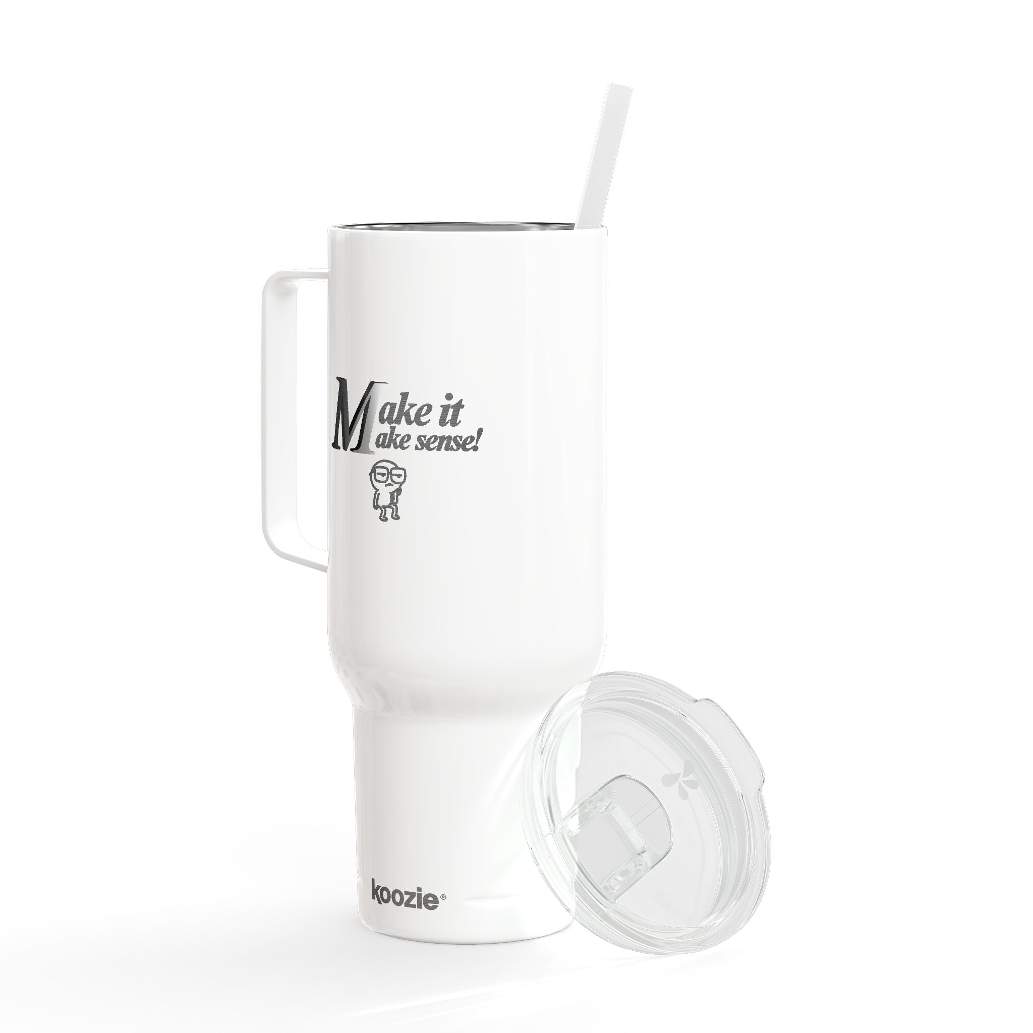DNKE Engraved Insulated Tumbler – " Make it Make Sense " Collection