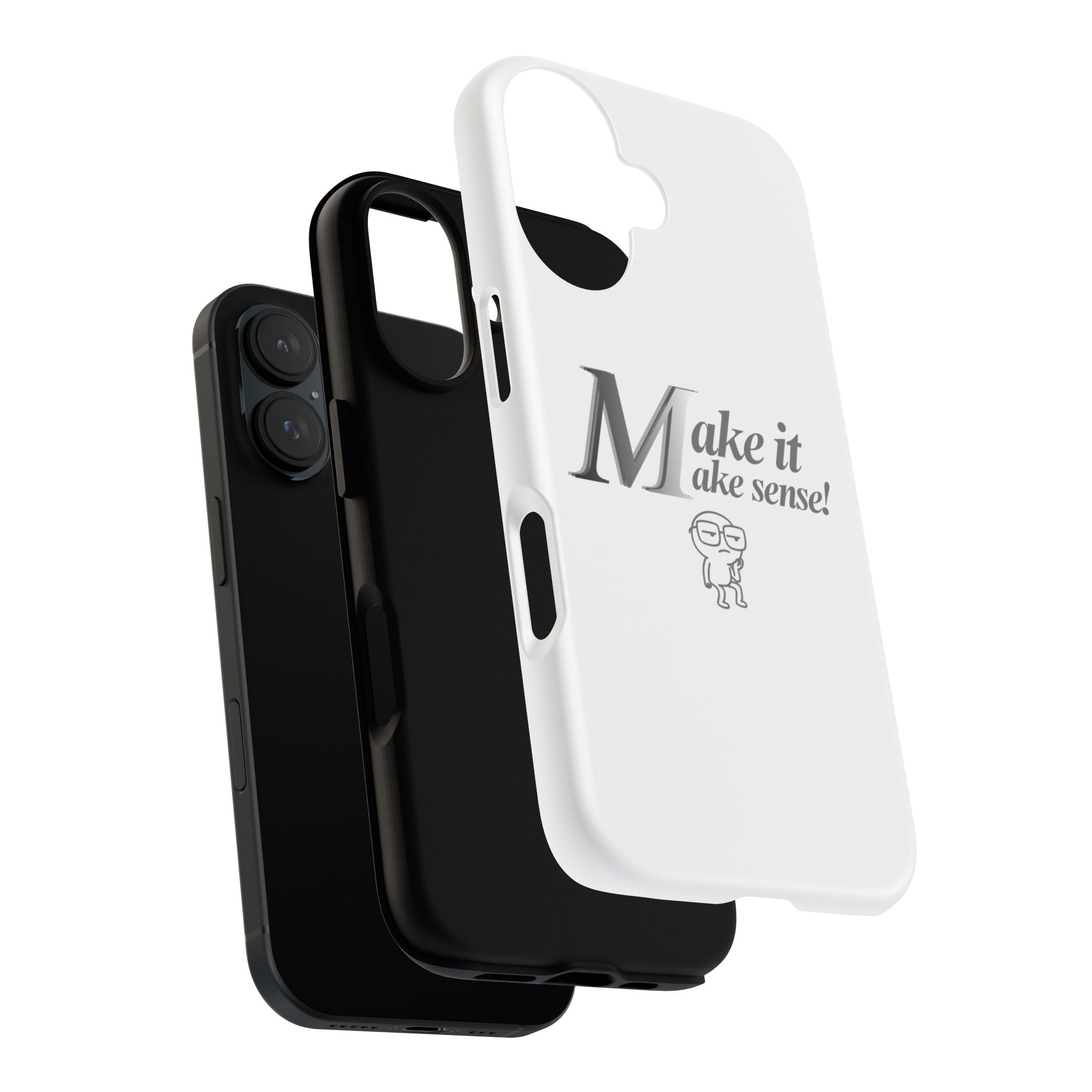 DNKE  " Make It Make Sense!"  Tough Phone Case Collection — Funny Minimalist Protective Case