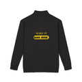 DNKE - Make It Make Sense Embroidered Fleece Pullover — Cozy Casual Sweatshirt with Back Text