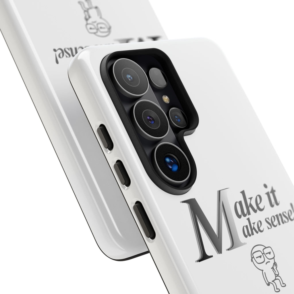 DNKE  " Make It Make Sense!"  Tough Phone Case Collection — Funny Minimalist Protective Case