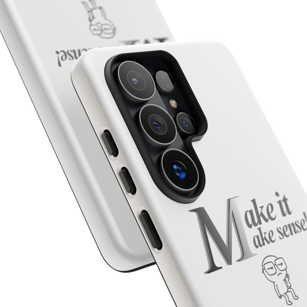 DNKE  " Make It Make Sense!"  Tough Phone Case Collection — Funny Minimalist Protective Case