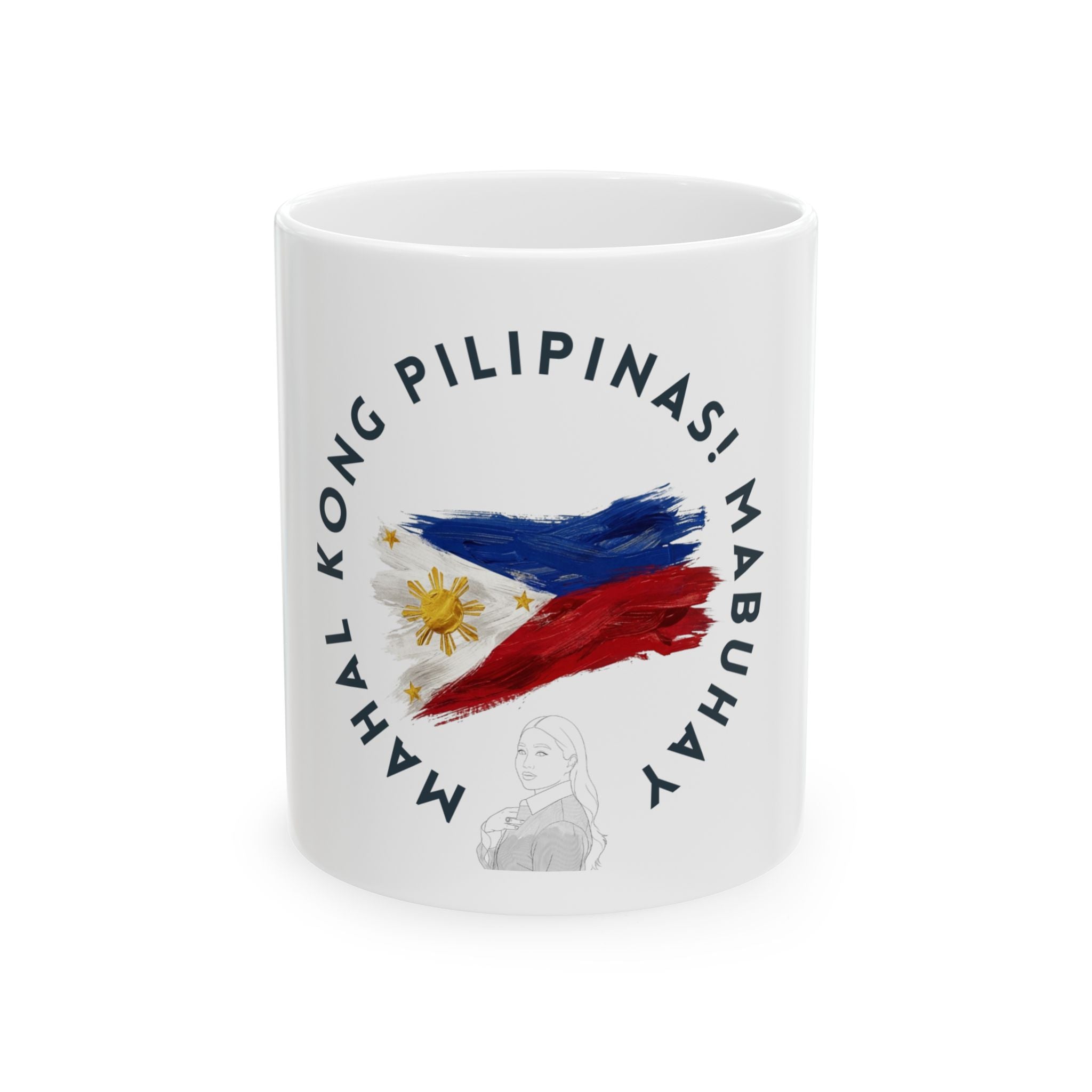 Philippine Flag Ceramic Mug – "Mabuhay" Mahál Kong Pilipinas Coffee Cup (11oz/15oz)