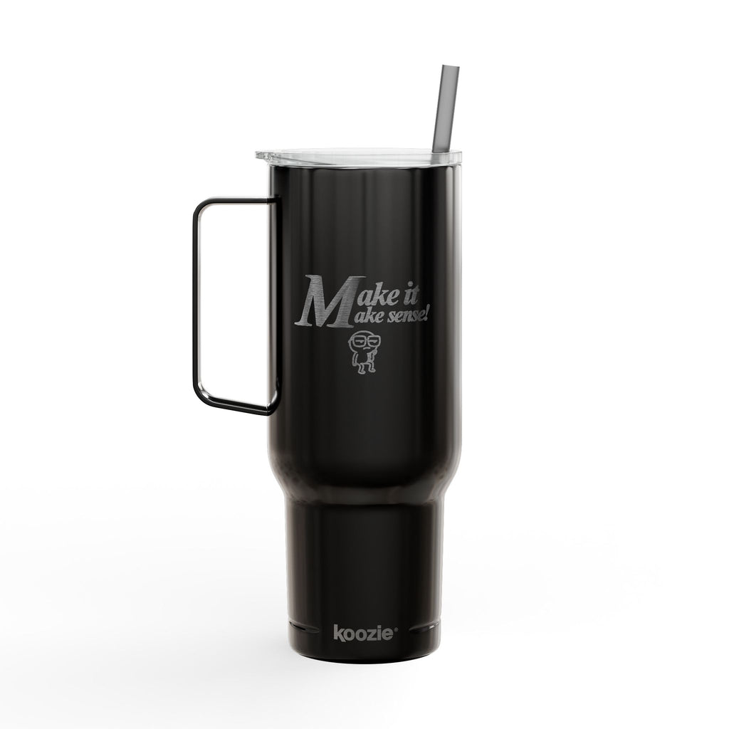 DNKE Engraved Insulated Tumbler – " Make it Make Sense " Collection