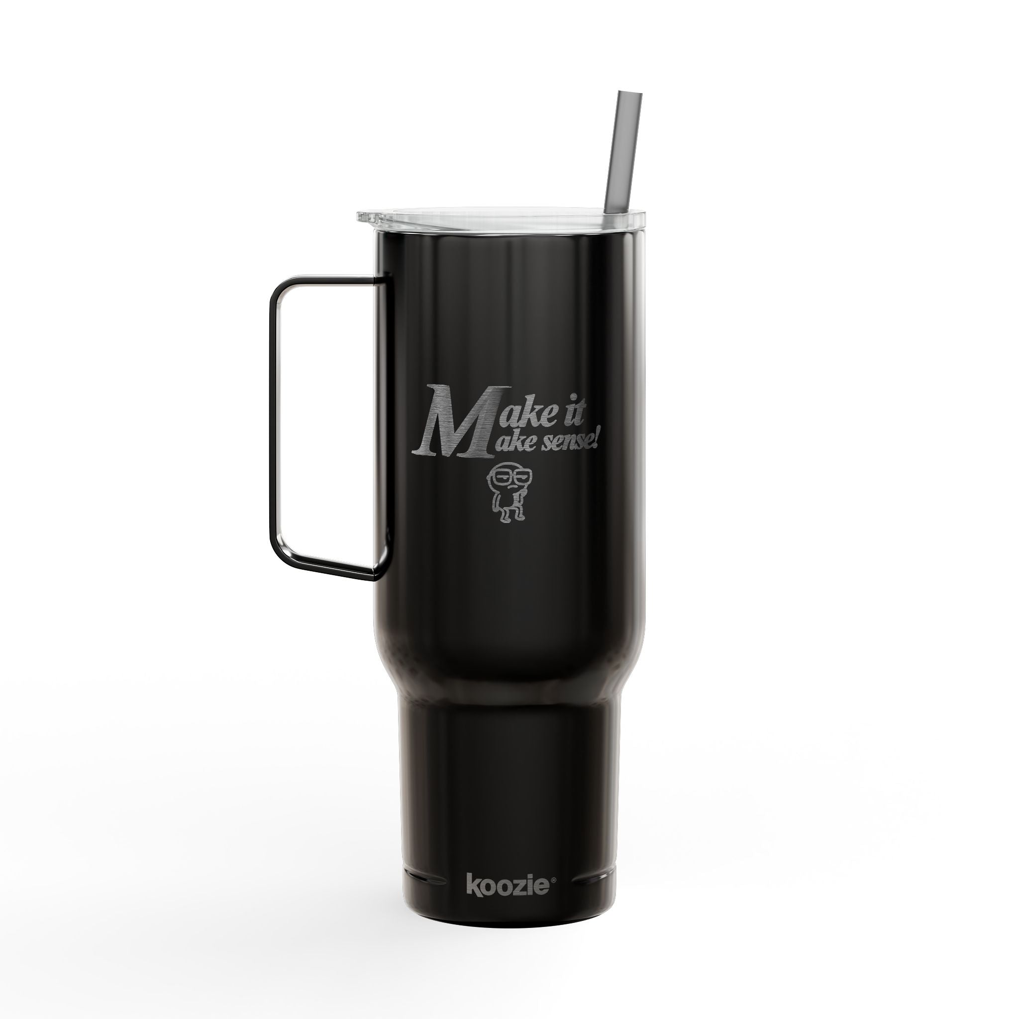 DNKE Engraved Insulated Tumbler – " Make it Make Sense " Collection