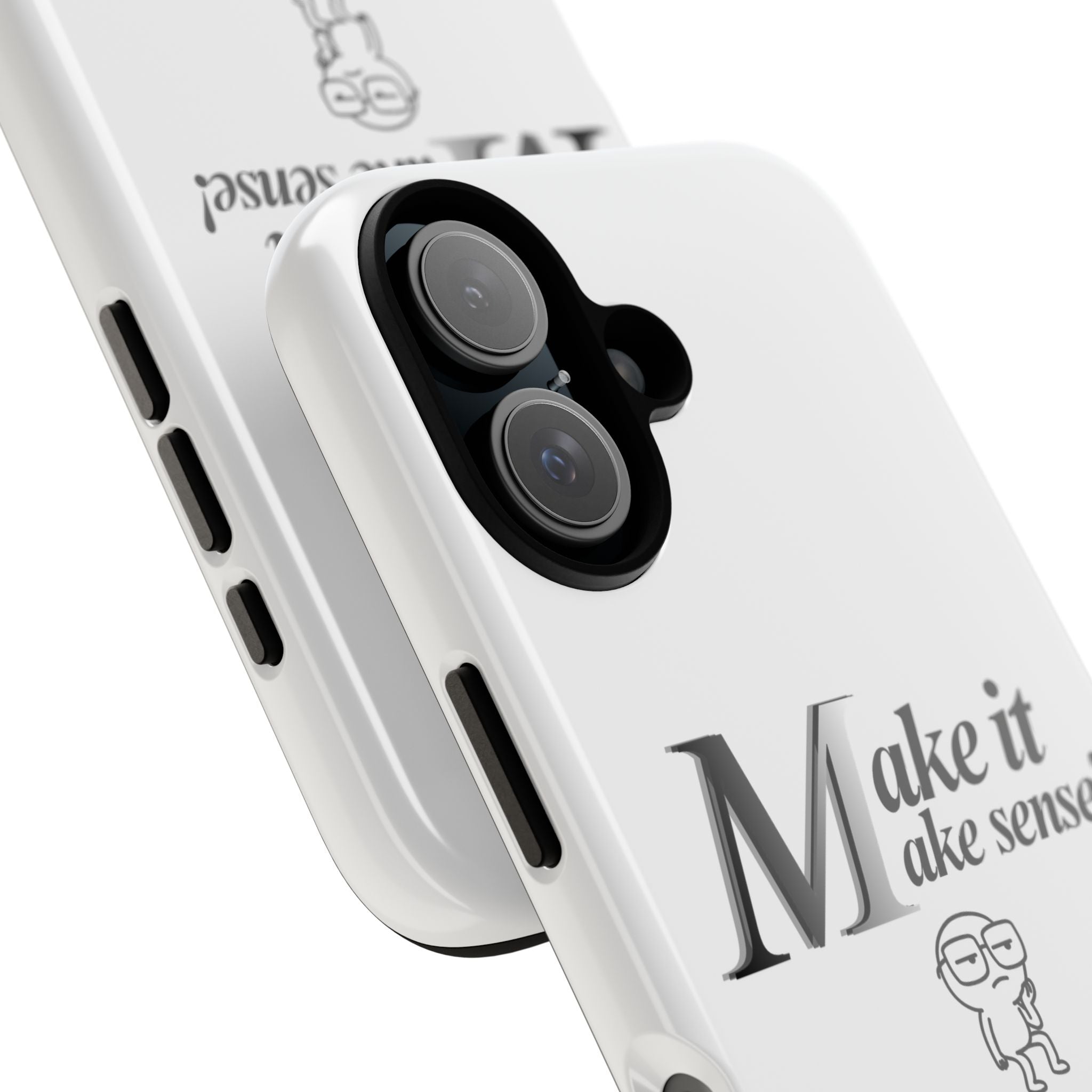 DNKE  " Make It Make Sense!"  Tough Phone Case Collection — Funny Minimalist Protective Case